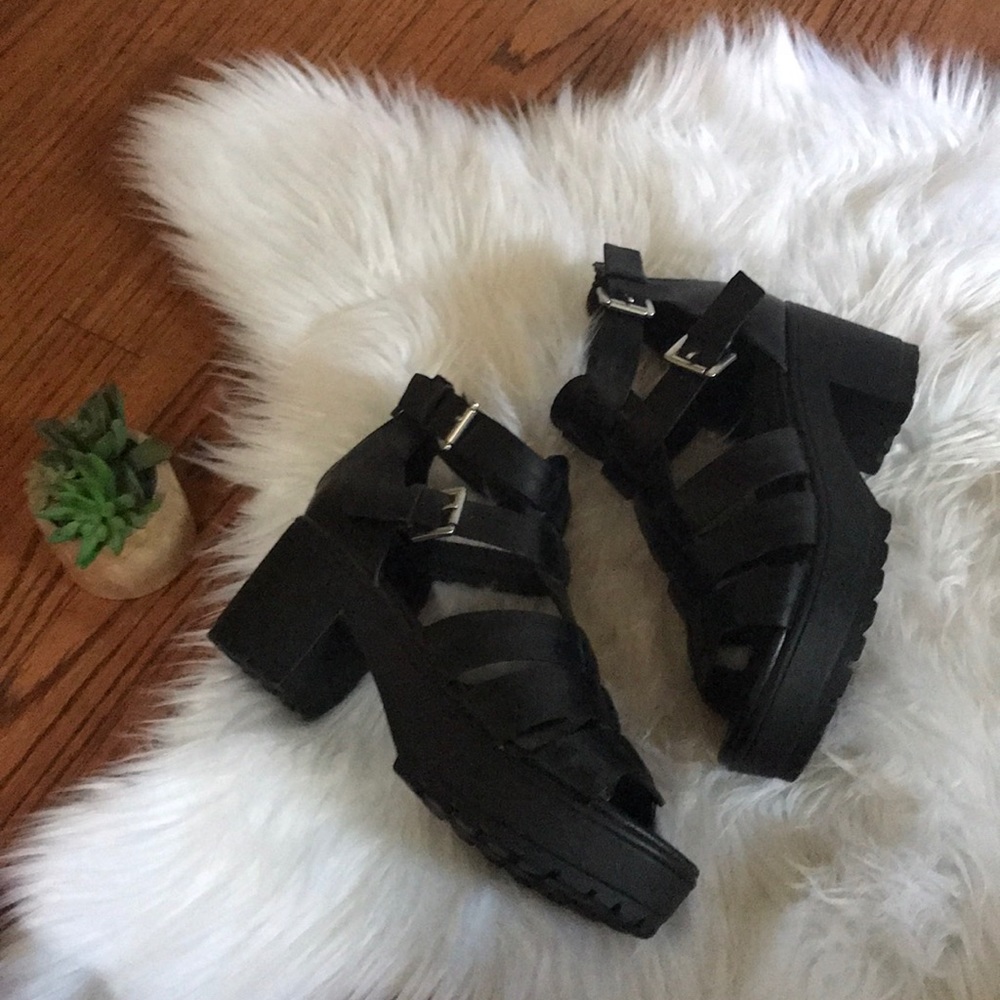 Gladiator Block Heels